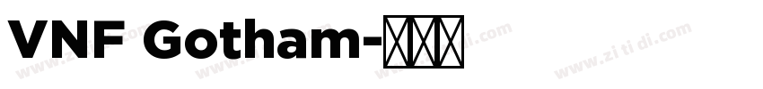 VNF Gotham字体转换